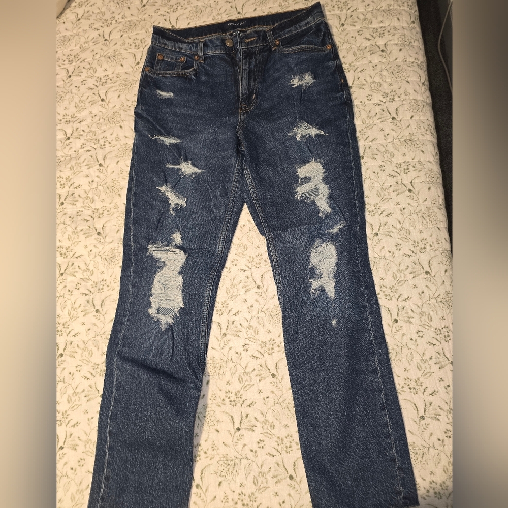 Aeropostale Distressed Mom Jeans